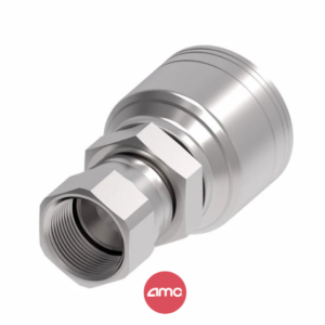 1 & 2 Wire Global TTC Female JIC 37° Swivel Crimp Fitting (FJ) - Straight